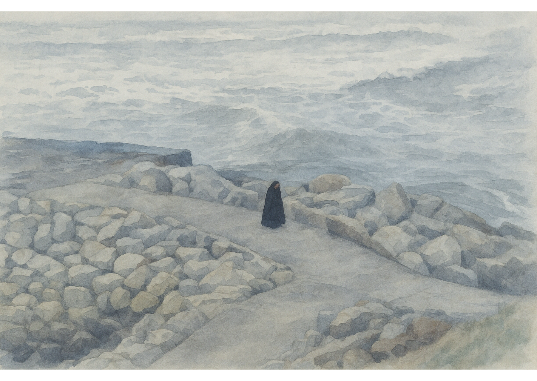 Figure By The Sea 300Dpi A3